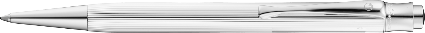 Waldmann Tango Sterling Silver with Lines Pattern Ballpoint Pen