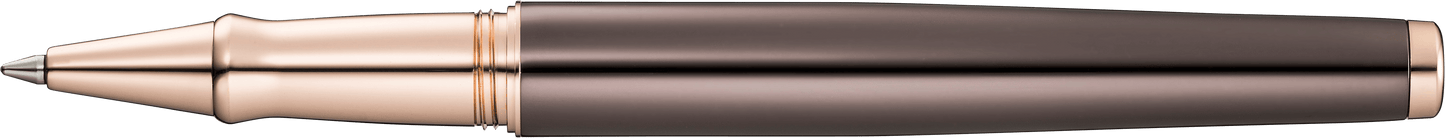 Waldmann Tuscany Rose Gold & Chocolate Lacquer Rollerball Pen