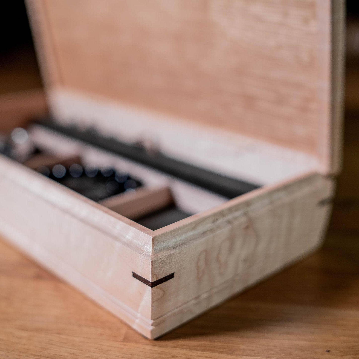 Handmade "Sentinel" Wooden Jewelry/Valet Box