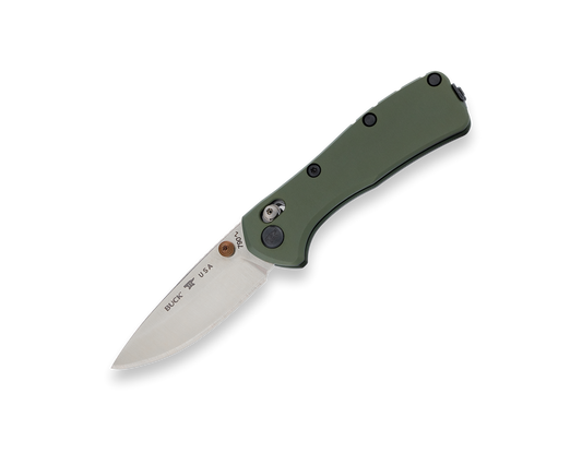 Buck 790 Mini Range Elite Green EDC Premium Pocket Knife