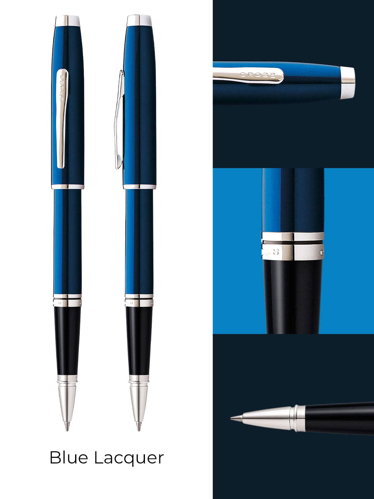 Cross Coventry Blue Lacquer Rollerball Pen