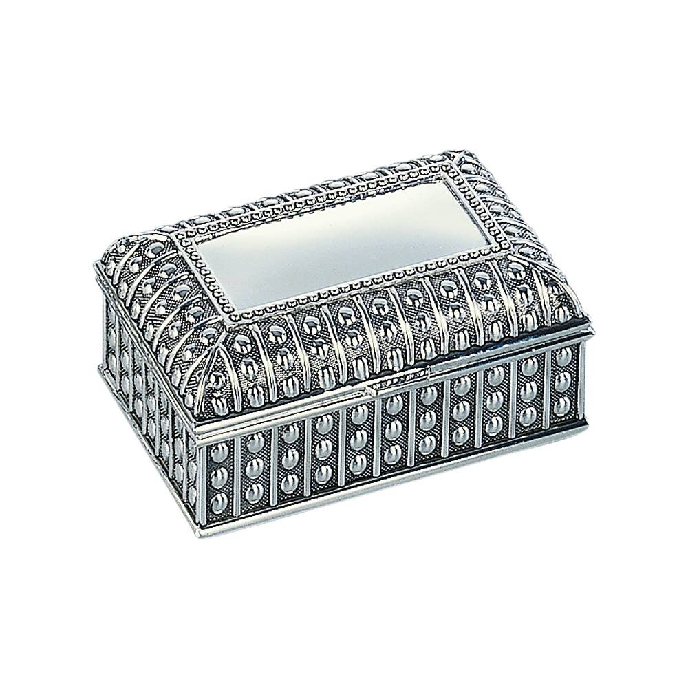 Beaded Antique Style Jewelry Keepsake Box