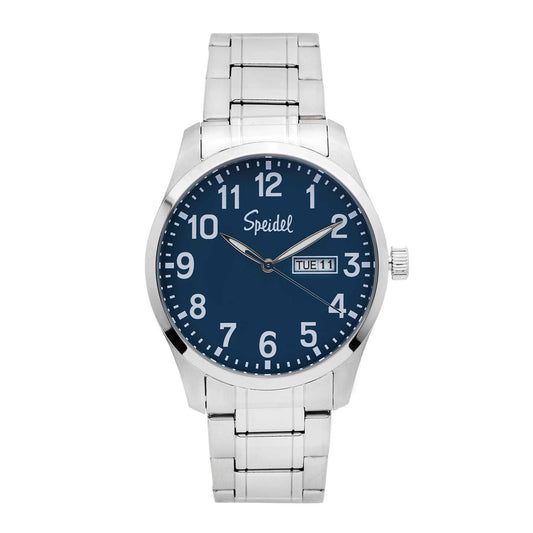 Speidel Men's Essential Metal Watch with Blue Dial