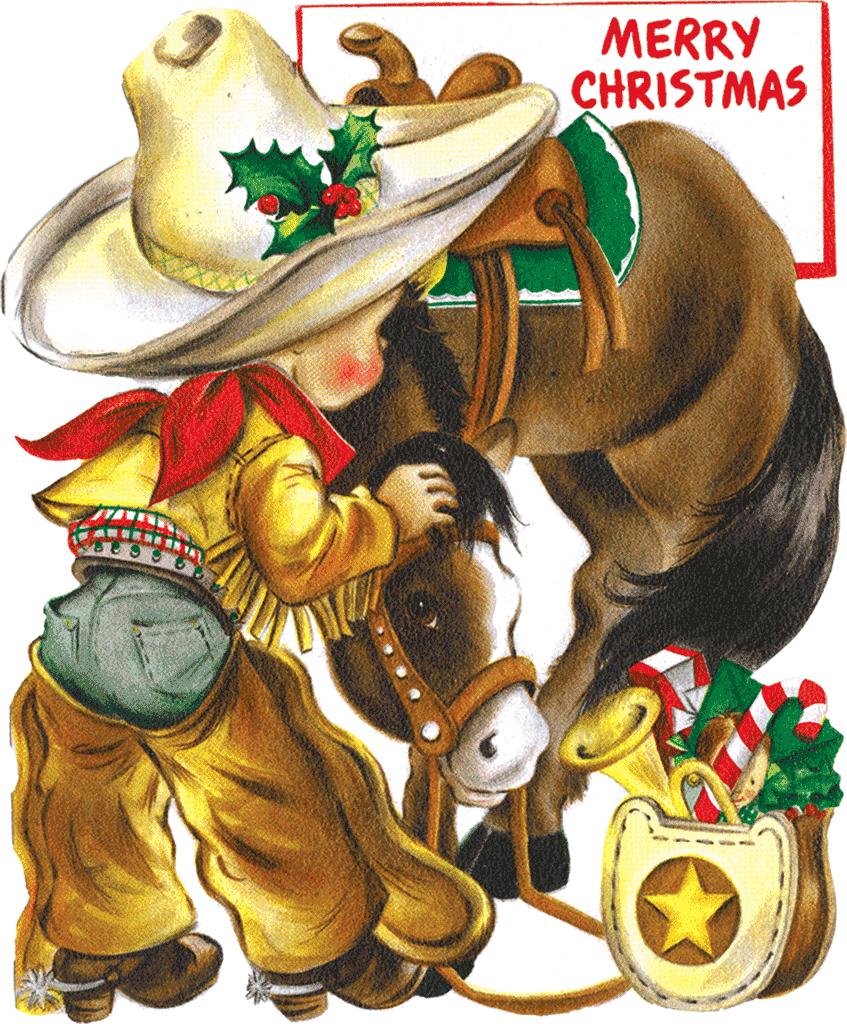 Christmas Cheer Retro Christmas Greeting Card Packet