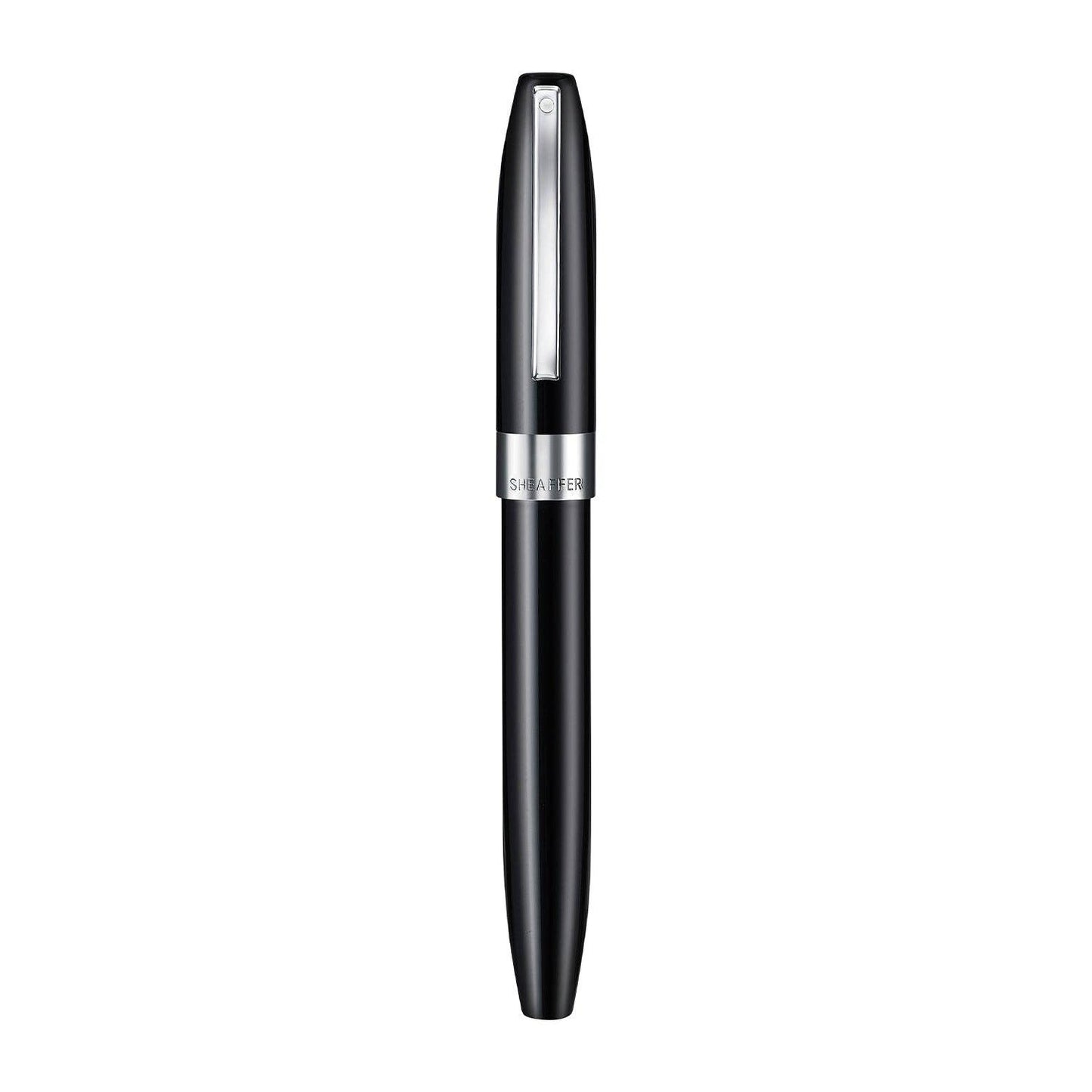 Sheaffer Legacy Glossy Black Inlaid Nib Fountain Pen (Medium) with Chrome-Plated Trims