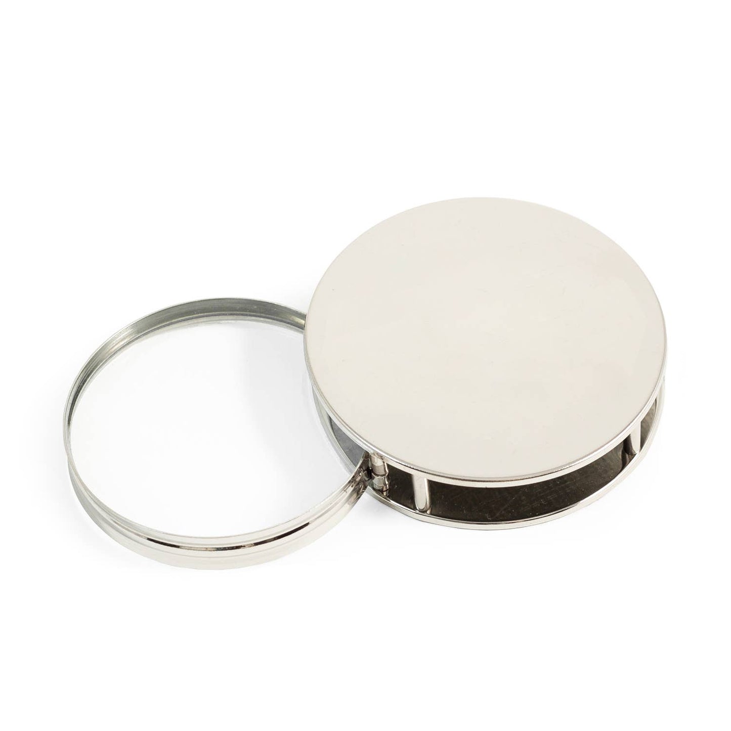 Chrome Plated Paperweight & Fold Out Magnifier