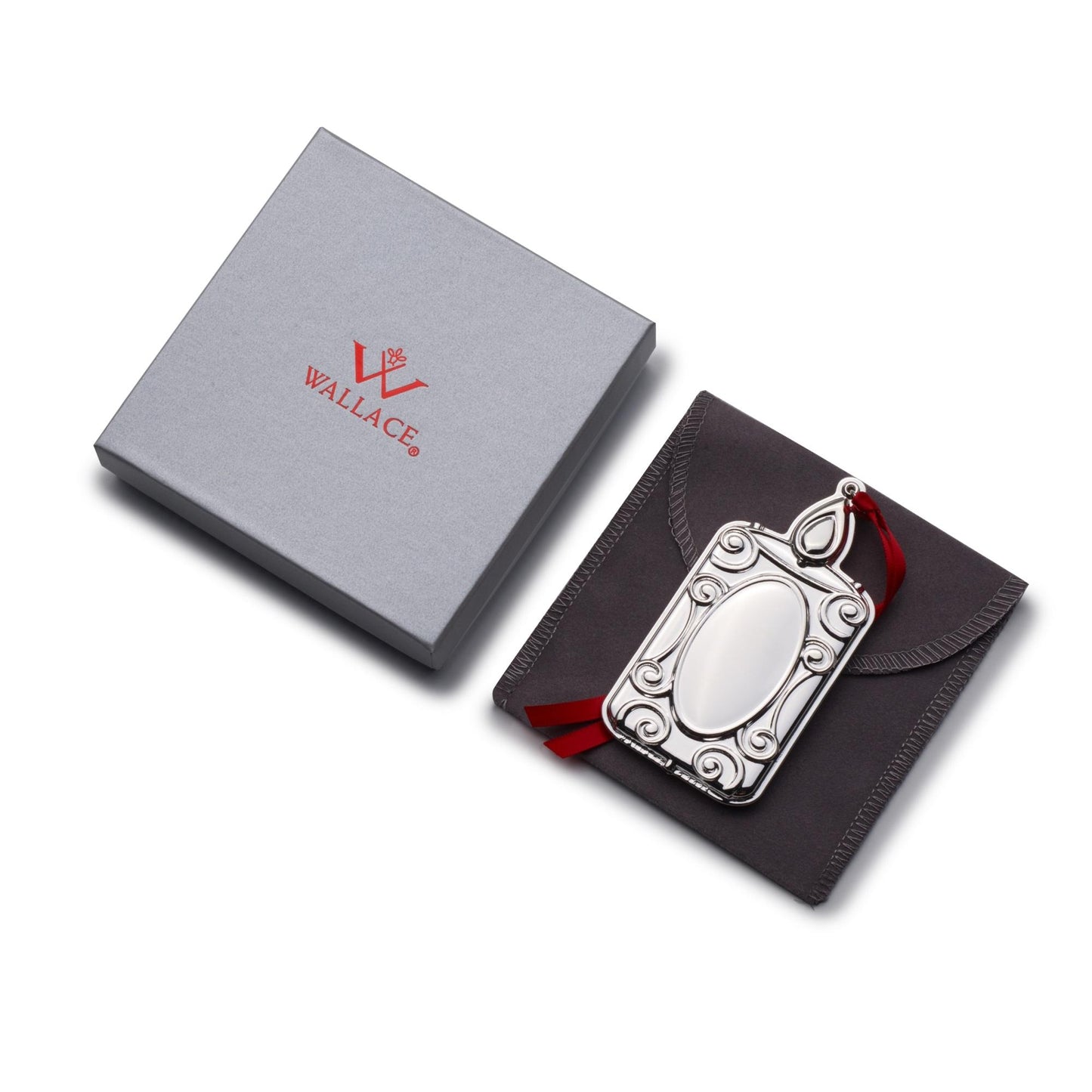 Wallace Silversmiths Silverplated Candle Ornament