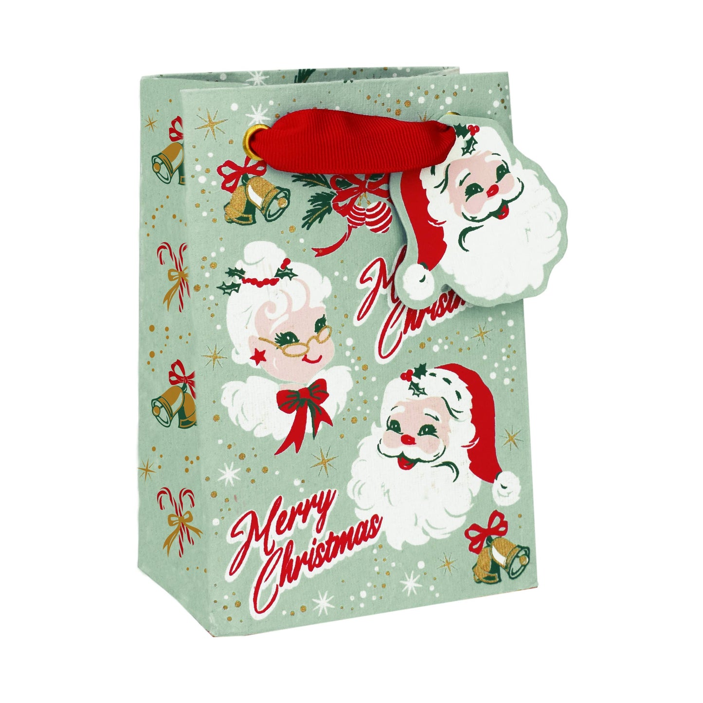 Mr. & Mrs. Claus Small Gift Bag