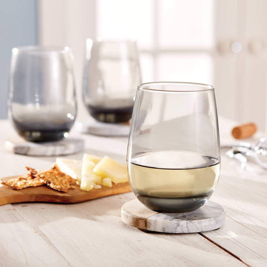 Libbey Classic Smoke Stemless Wine Glass 15.25 oz