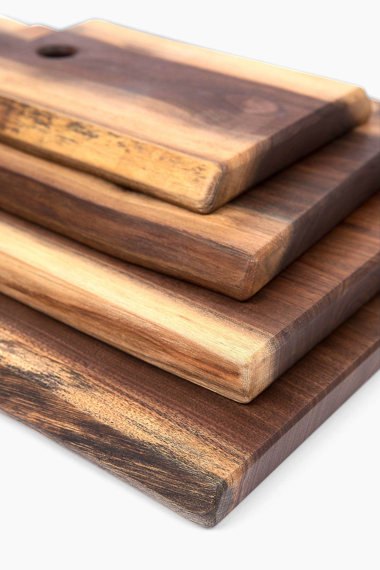 Handmade Black Walnut Live Edge Cutting Boards (Medium or Large)