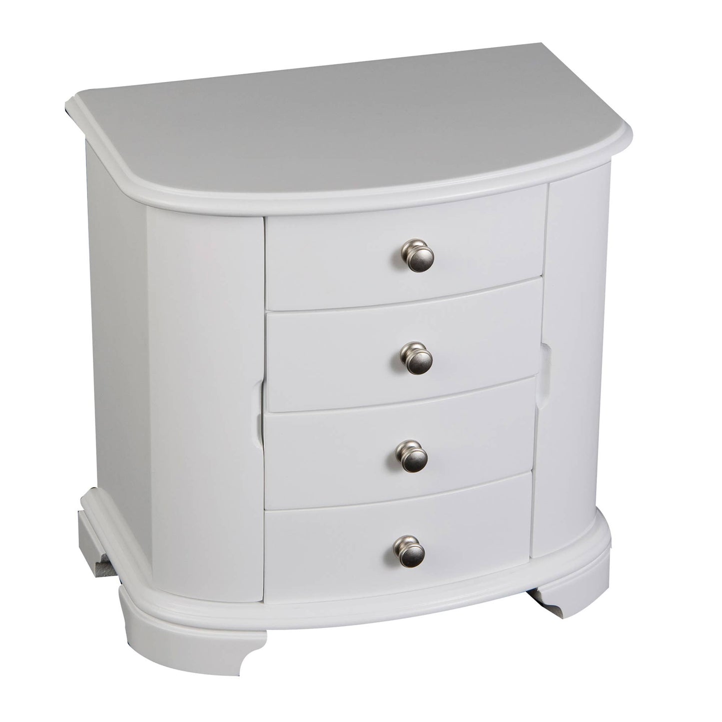 Mele & Co. "Kaitlyn" Upright Musical White Jewelry Box