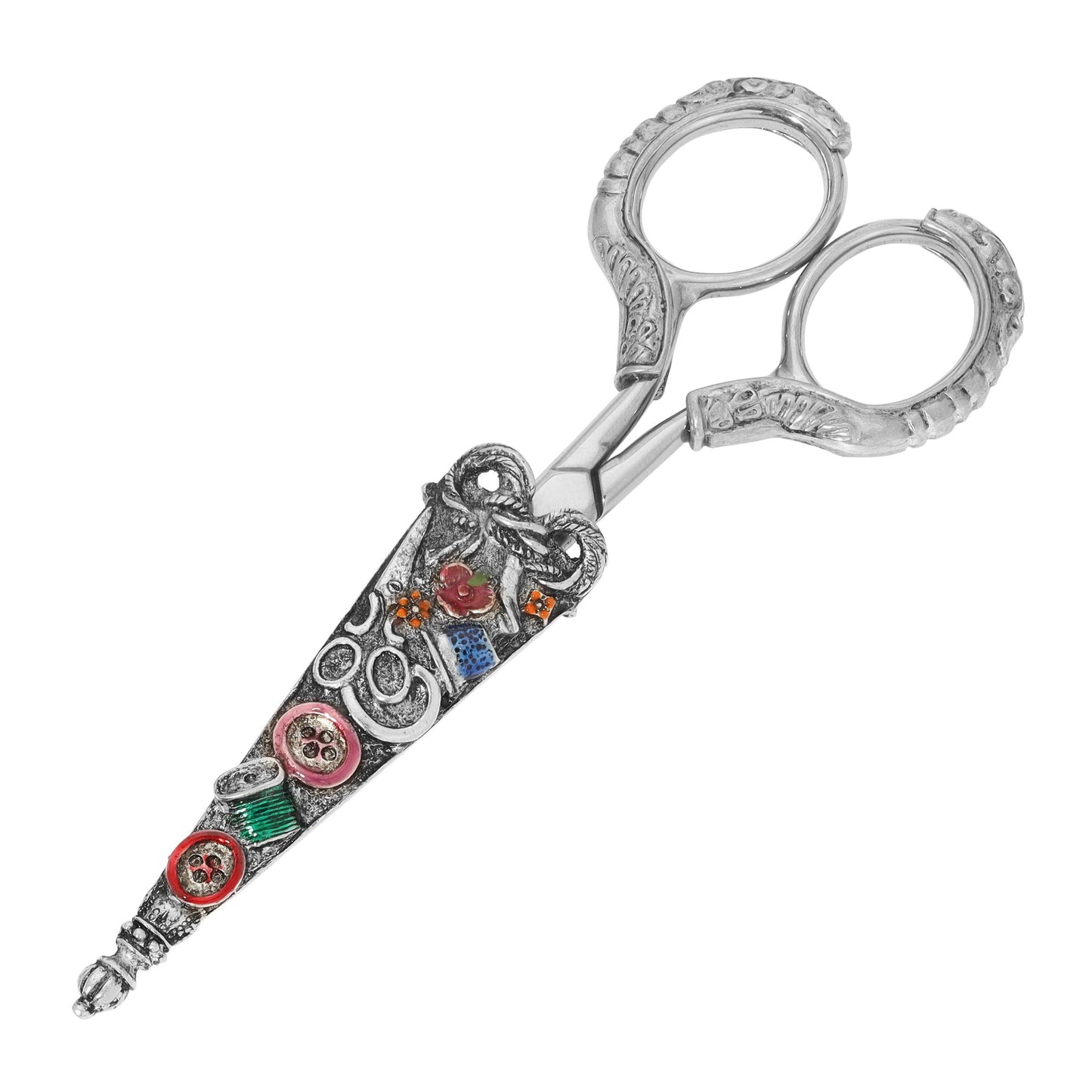 1928 Jewelry Seamstress Essentials Pewter Scissors