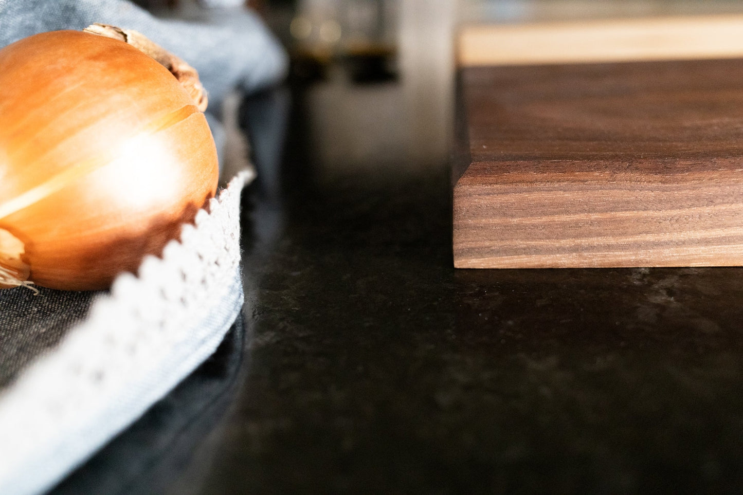 Hard Maple & Black Walnut Handcrafted Cutting Board