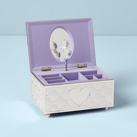 Lenox Childhood Memories Musical Unicorn Jewelry Box
