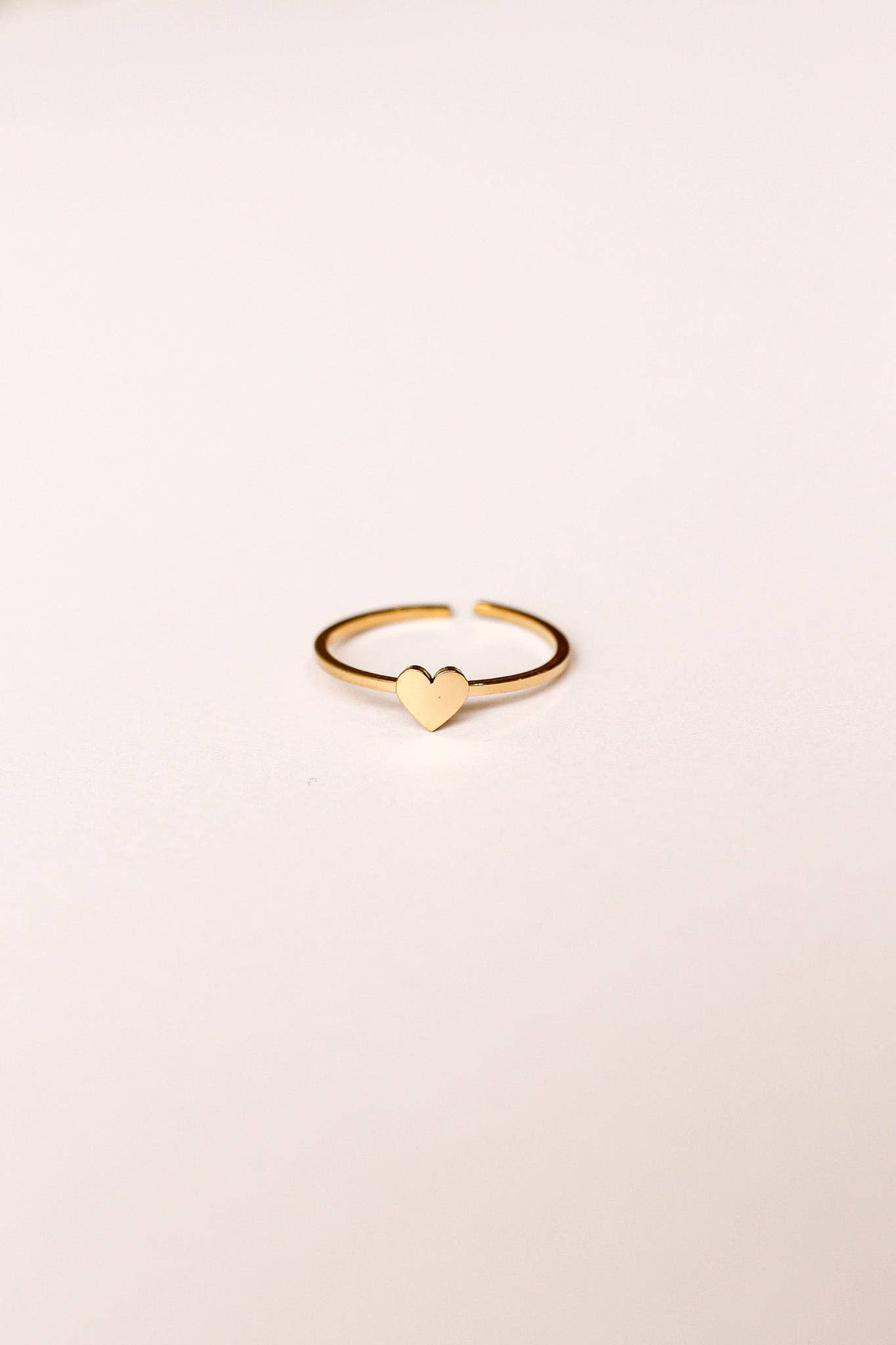 Dainty Gold Heart Ring