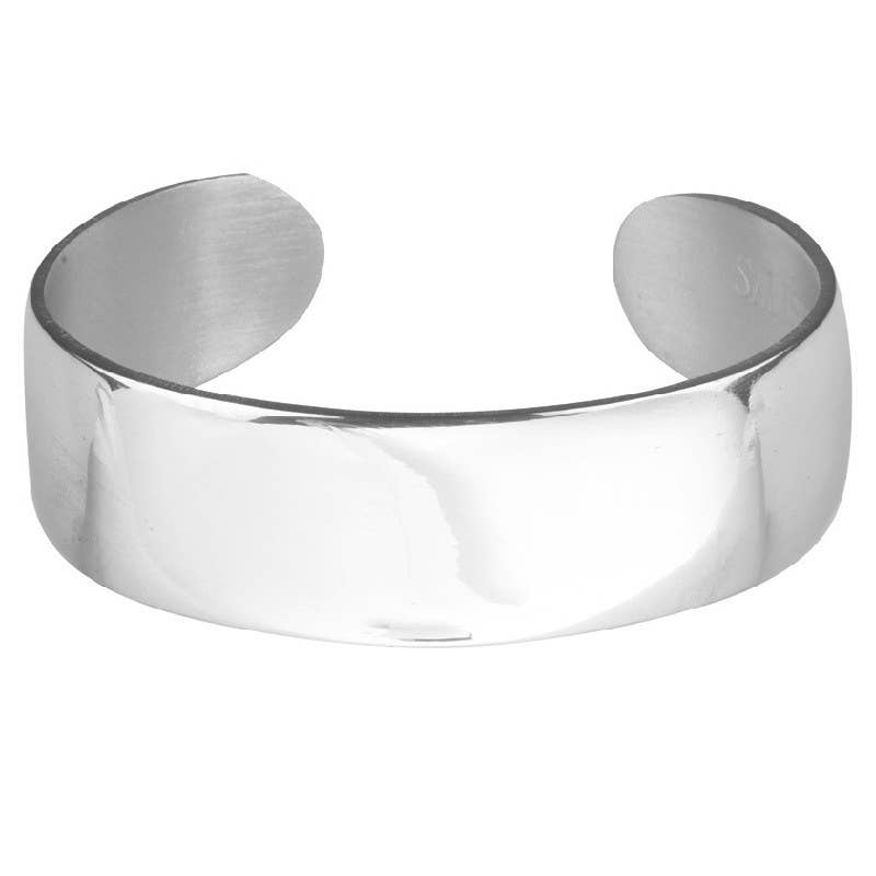 Salisbury Pewter Plain ¾” Thick Cuff Bracelet