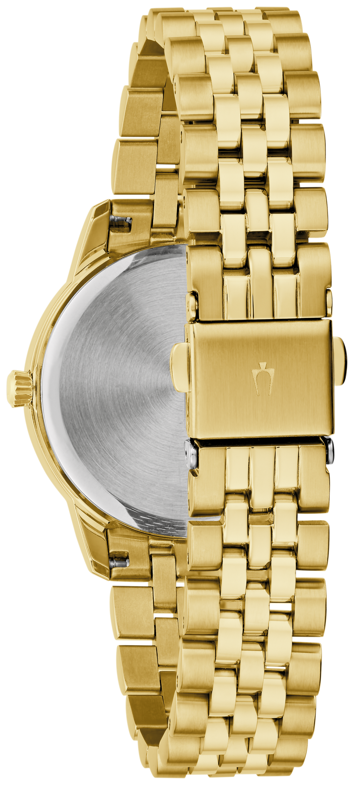 Bulova Ladies Classic Our Lady of Guadalupe Diamond Accent Gold-Tone Watch