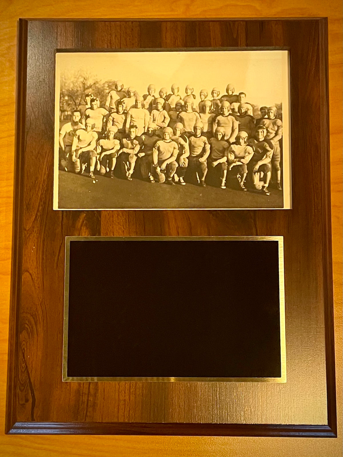 Cherry Wood Photo Plaque