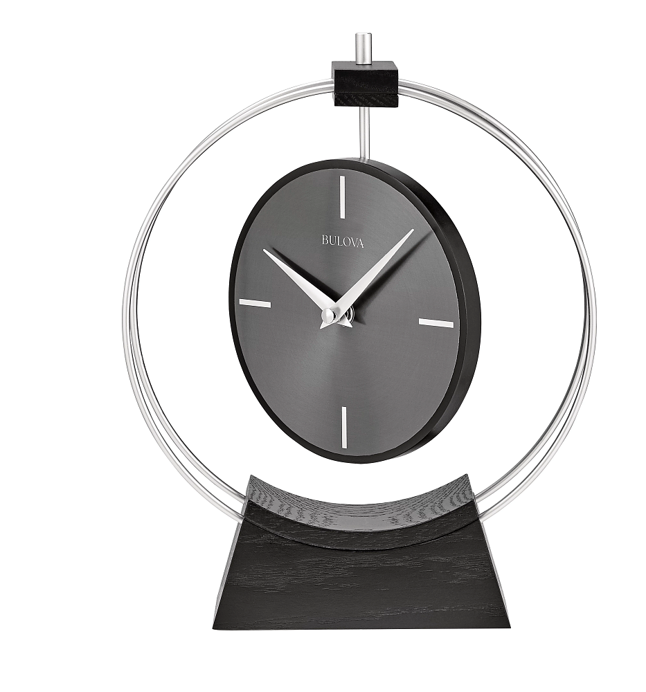 Bulova Aire Modern Floating Dial Clock