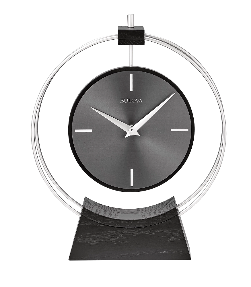 Bulova Aire Modern Floating Dial Clock