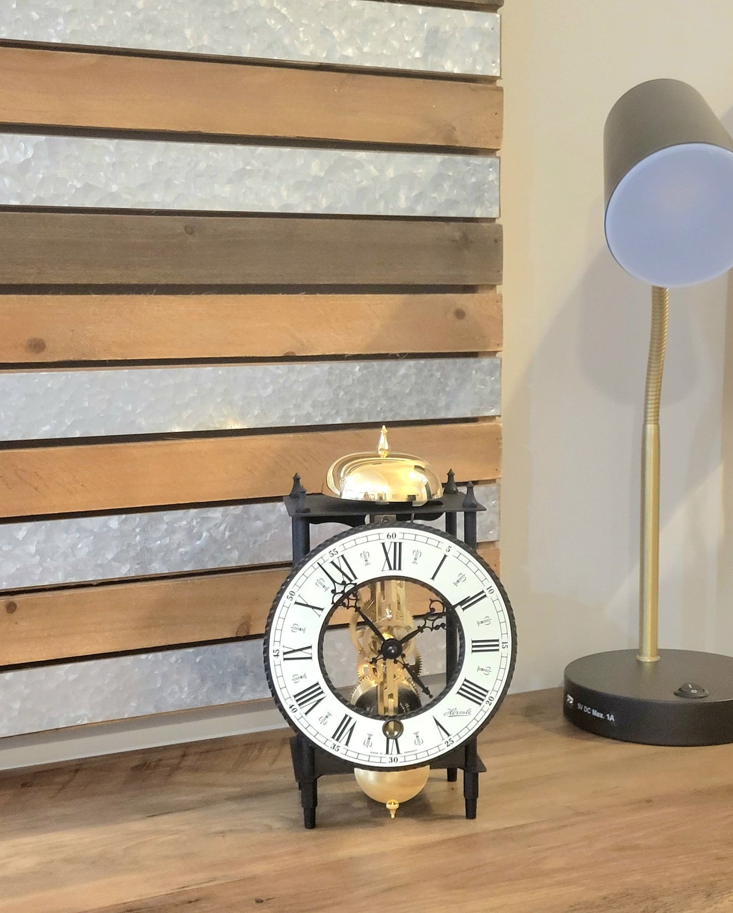 Hermle "Bonn" Ornate Mechanical Table Clock