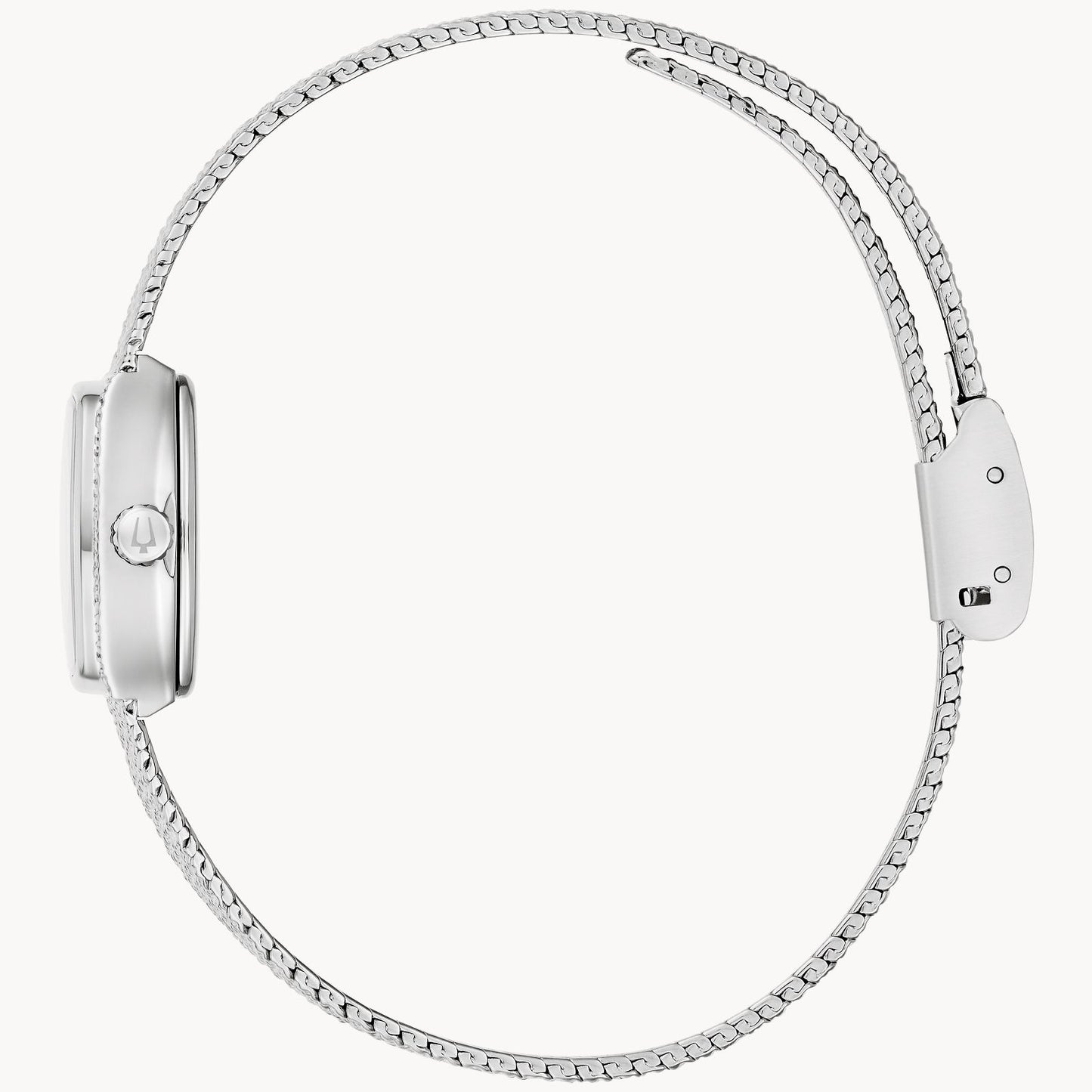 Bulova Ladies Goddess of Time Silver Bracelet with Blue Sodalite Dial Watch