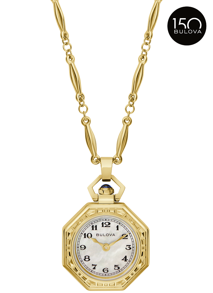 Bulova Ladies Rubaiyat Art Deco Watch Pendant