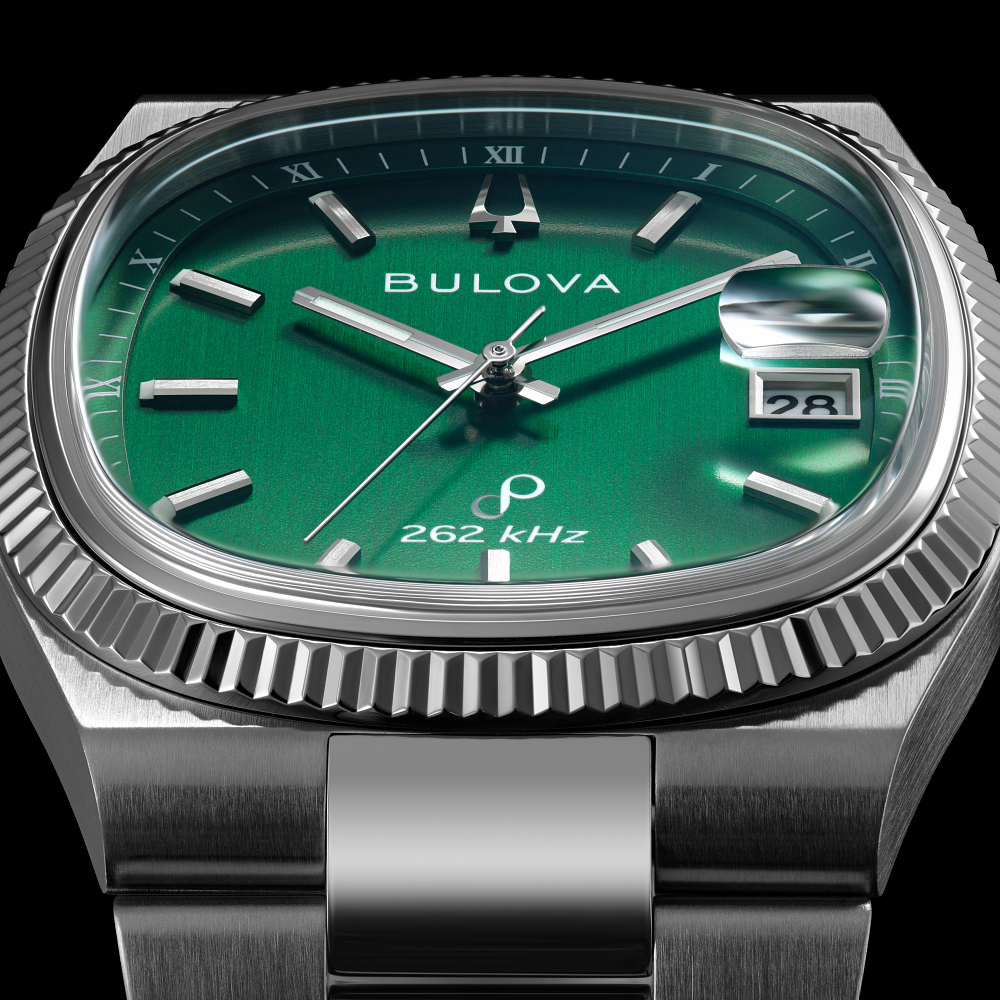 Bulova Super Seville Precisionist Green Dial & Stainless Steel Watch