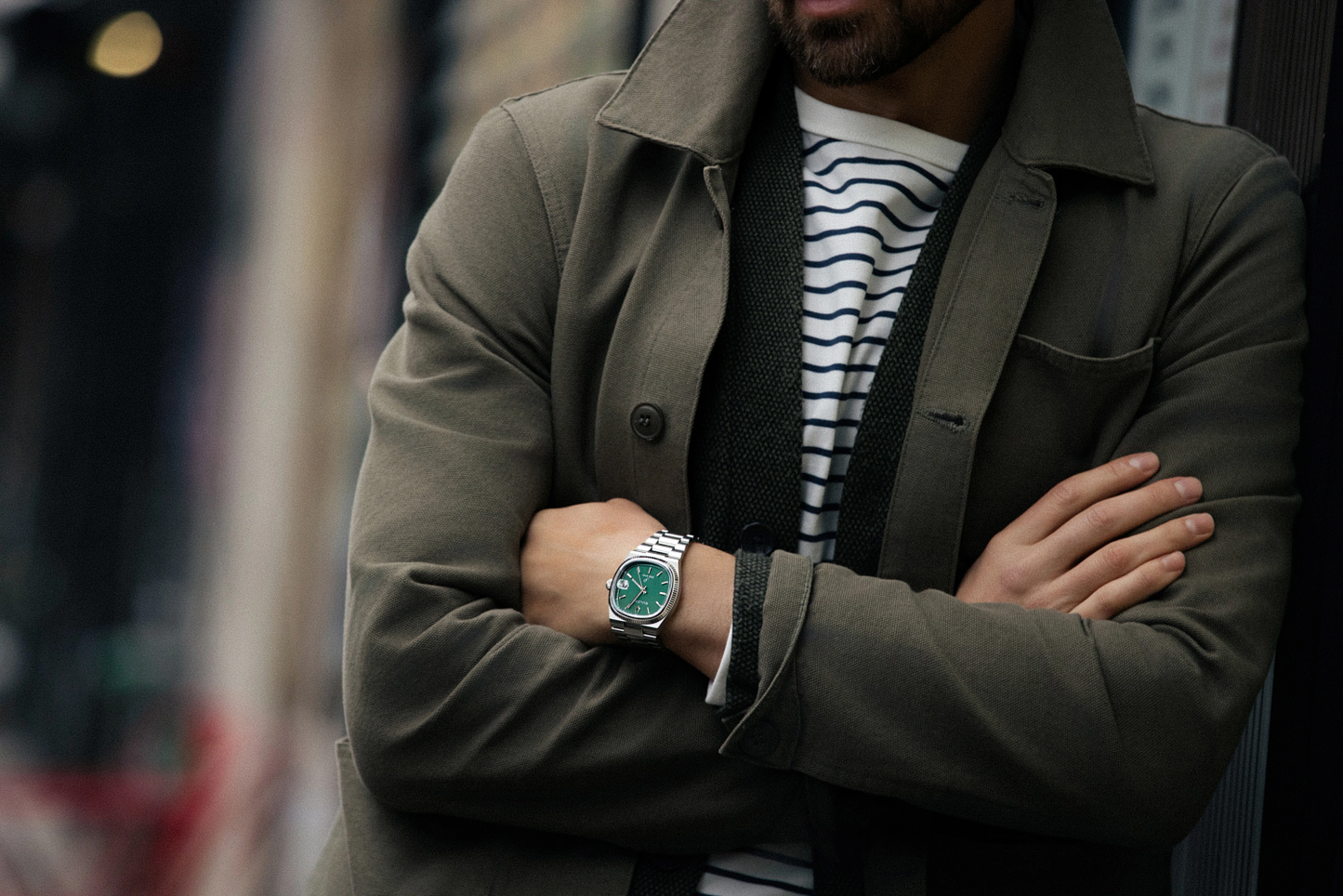 Bulova Super Seville Precisionist Green Dial & Stainless Steel Watch