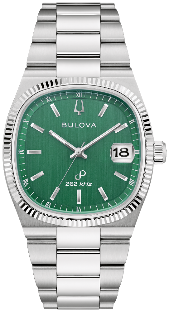 Bulova Super Seville Precisionist Green Dial & Stainless Steel Watch