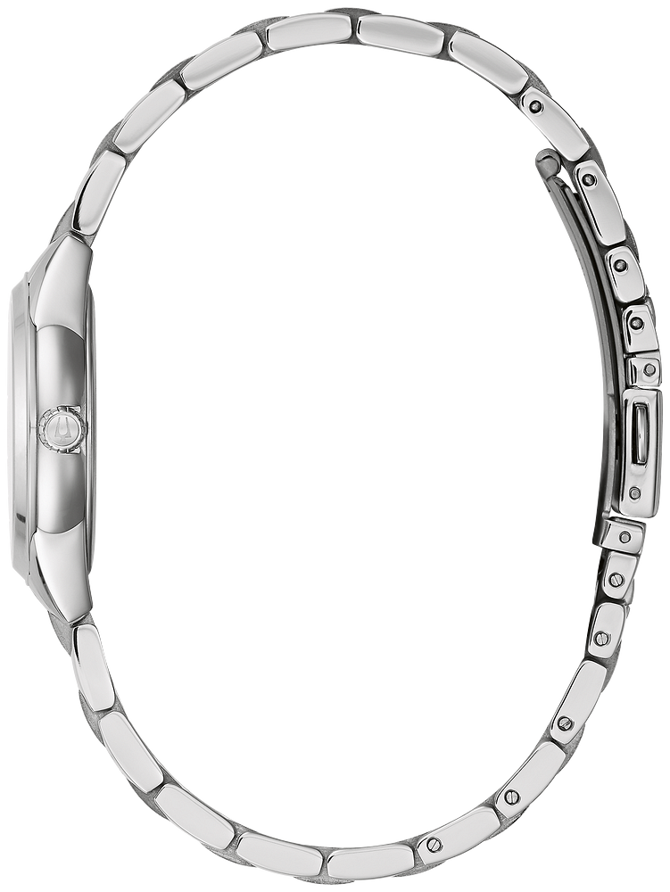Bulova Ladies Sutton Silver & Blue Accent Watch