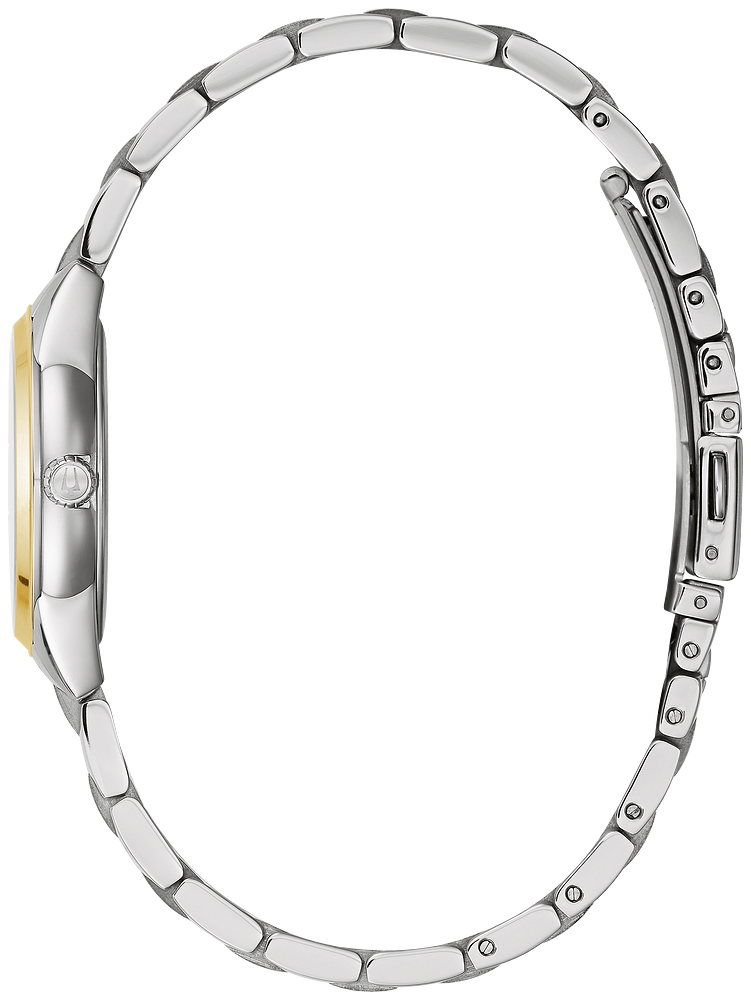 Bulova Ladies Sutton Silver & Gold Watch