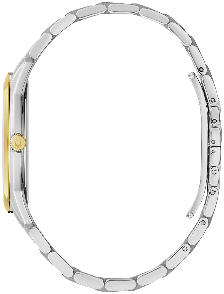 Bulova Sutton Silver & Gold Watch