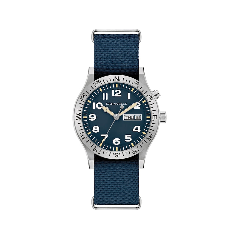 Caravelle by Bulova Blue Field Watch
