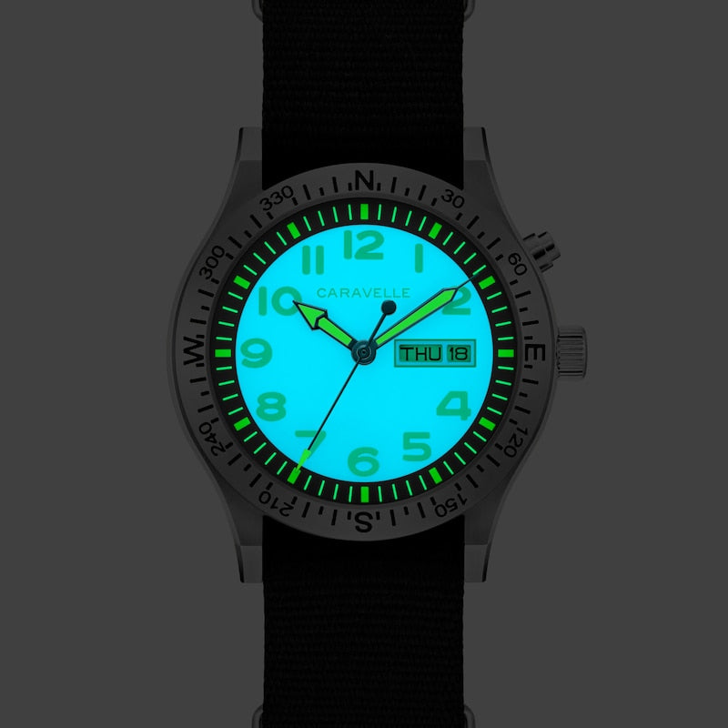 Caravelle by Bulova Blue Field Watch