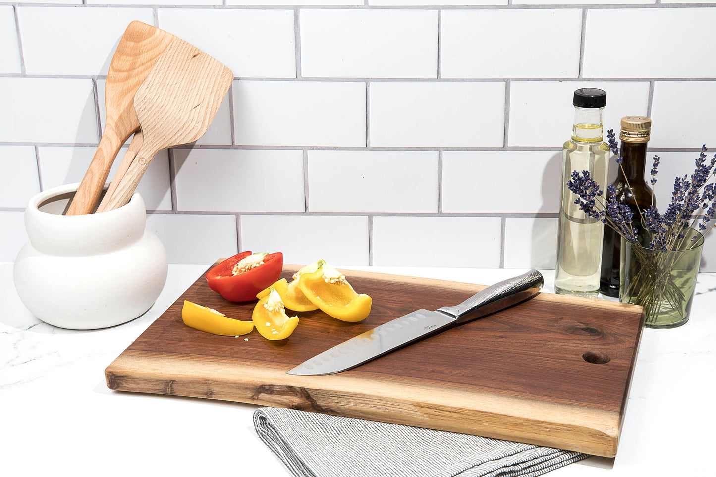 Handmade Black Walnut Live Edge Cutting Boards (Medium or Large)