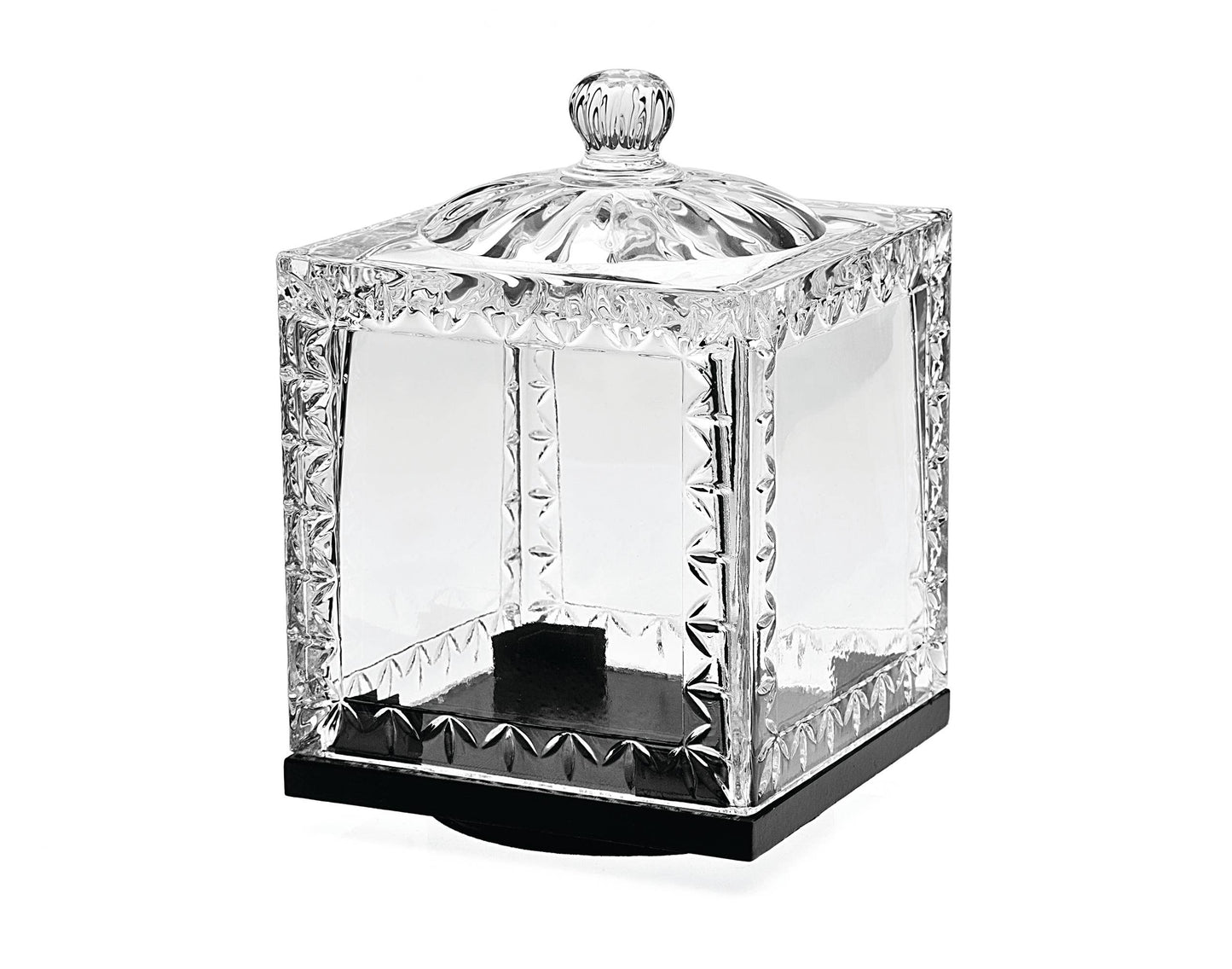 Godinger Dublin Crystal Revolving Photo Cube