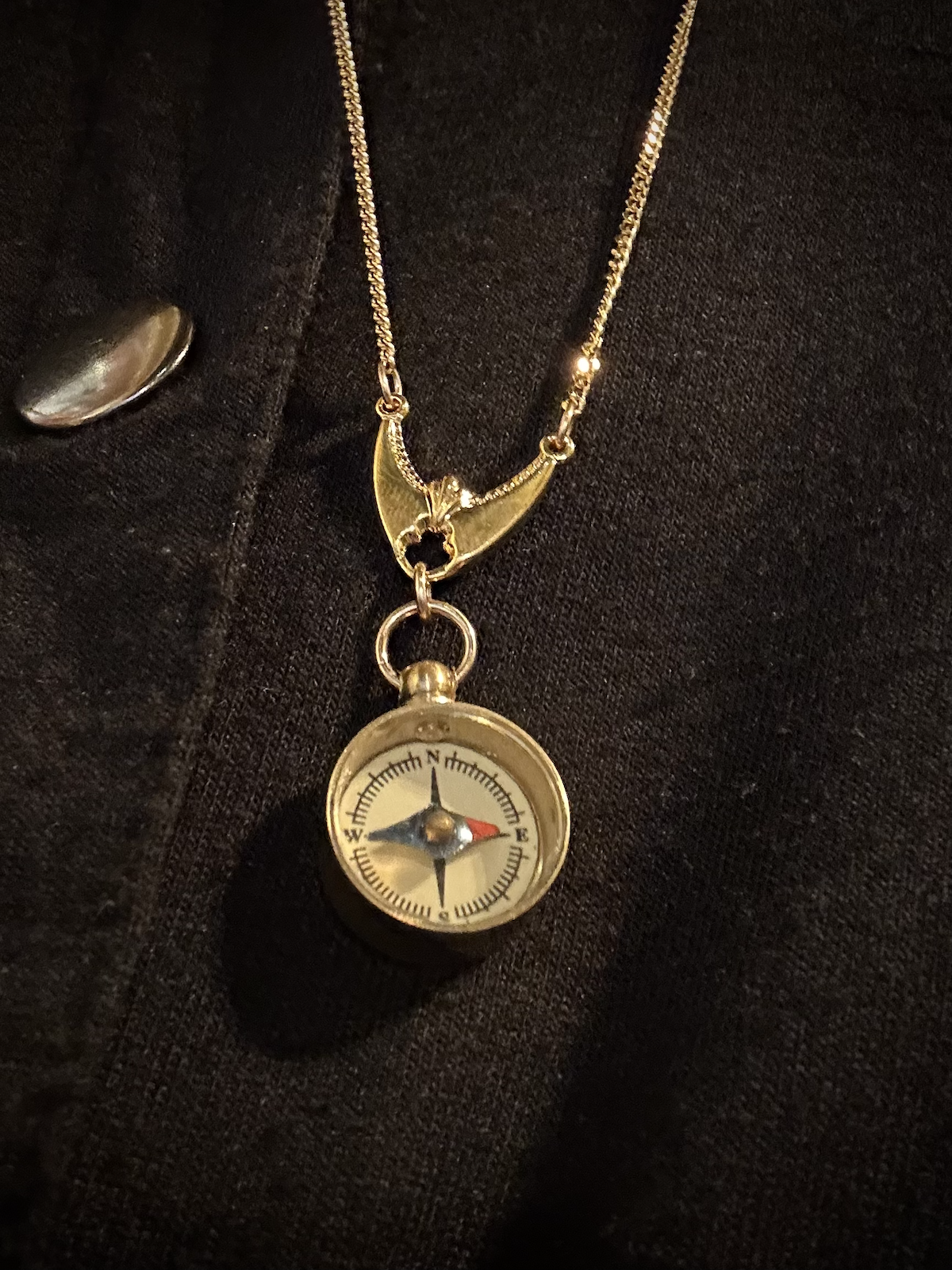 Deco Direction Compass Necklace