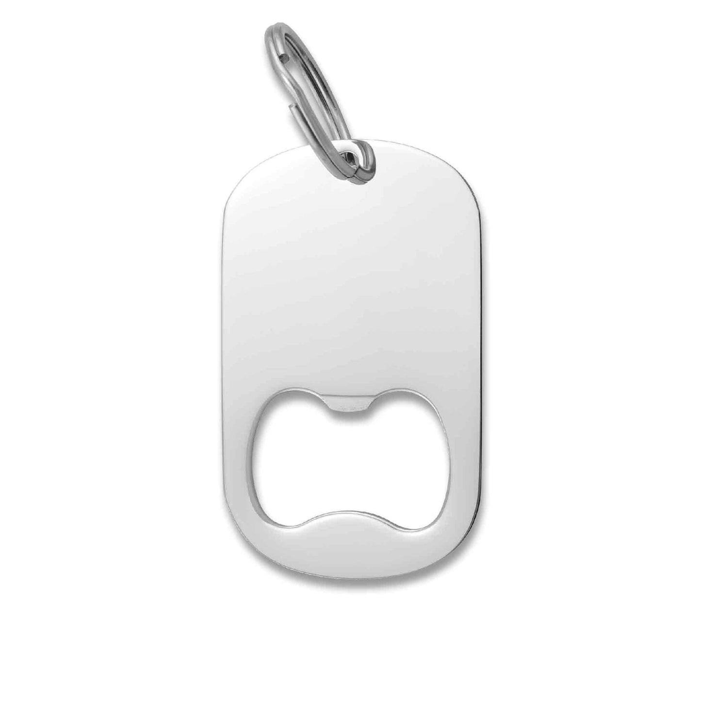 Stainless Steel Bottle Opener Keychain