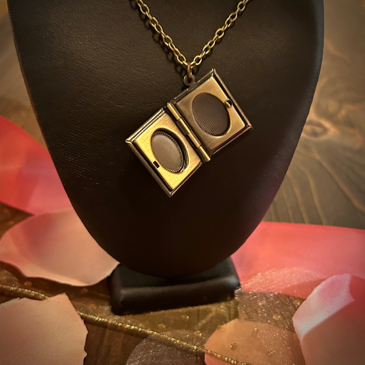 Classic Book Locket Necklace