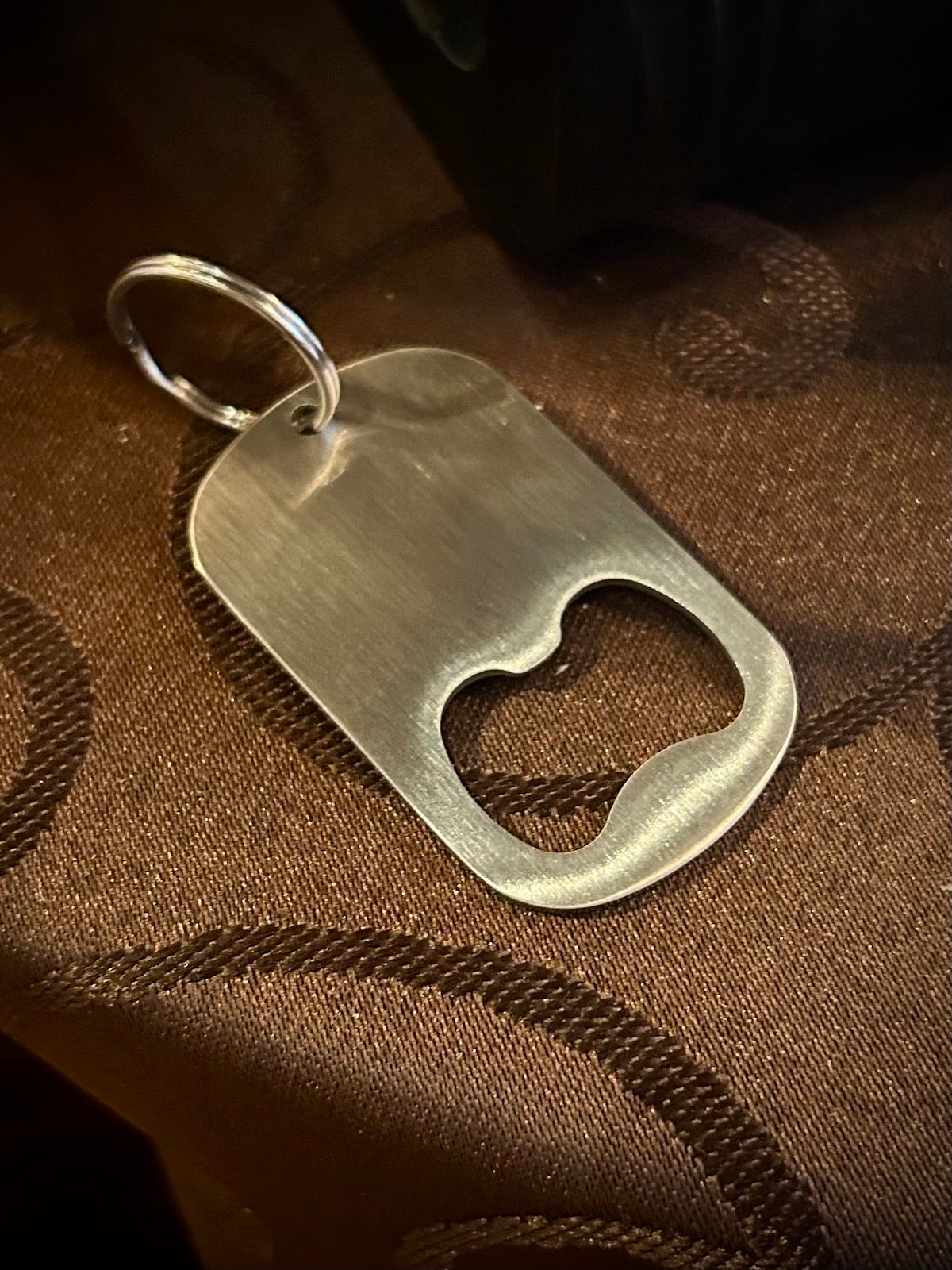 Stainless Steel Bottle Opener Keychain