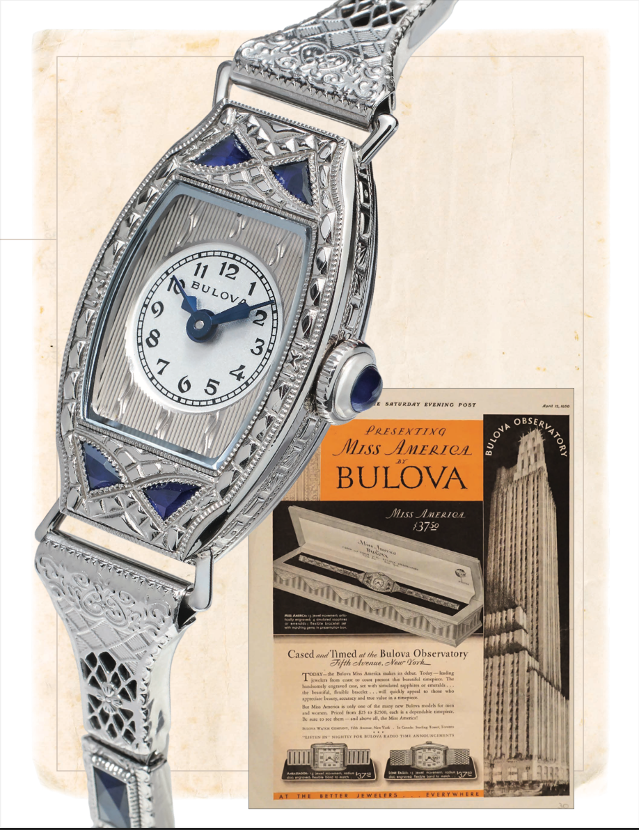 Bulova Miss America Limited Edition Art Deco Watch