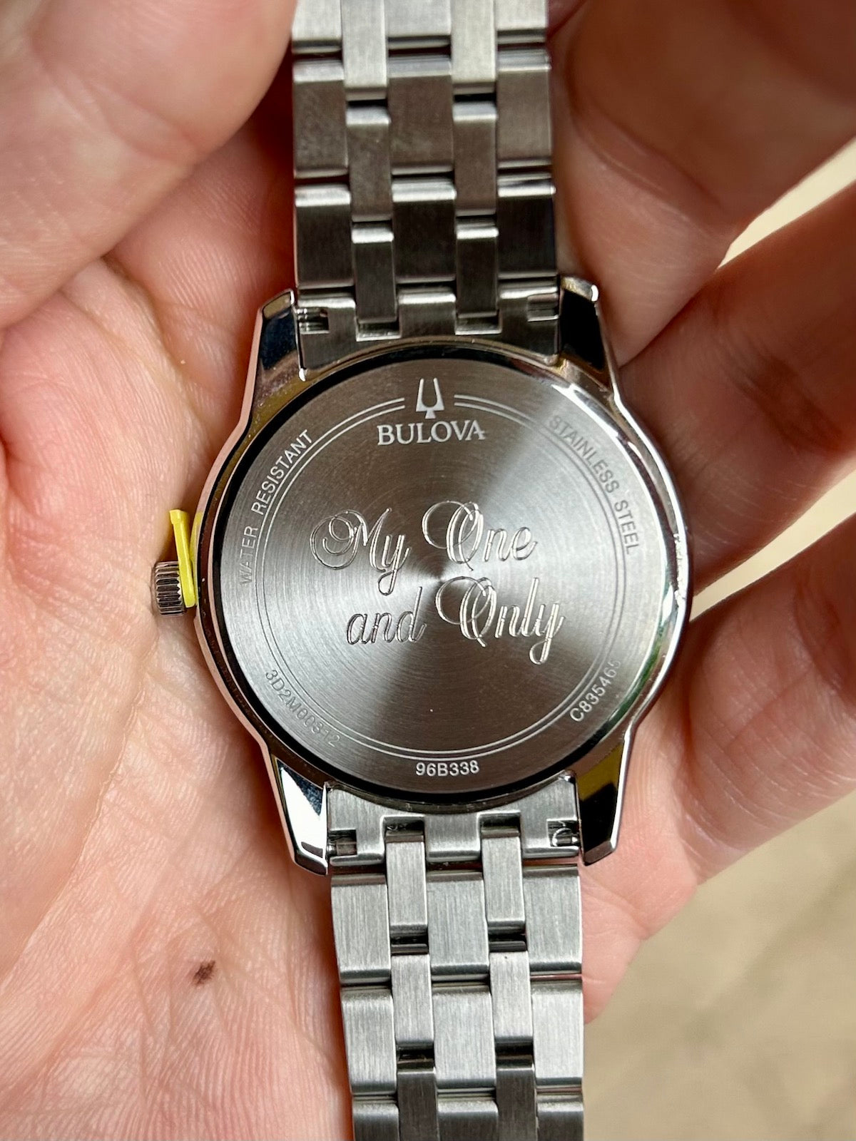 Bulova Sutton Stainless Steel Blue Dial Watch