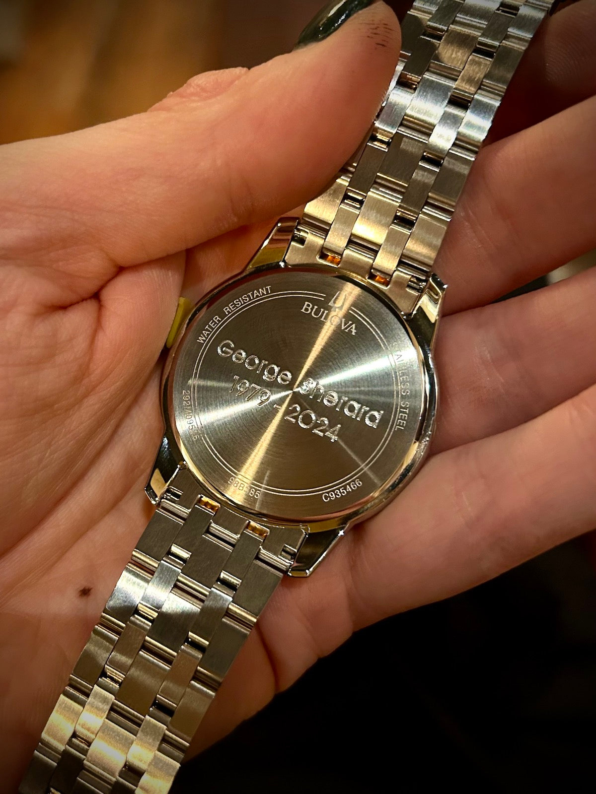 Bulova Sutton Silver & Gold Watch