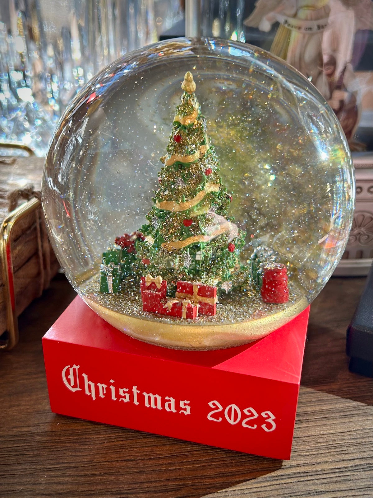 Christmas Tree Snow Globe
