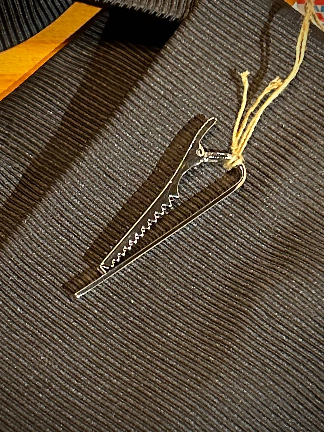 Classic Rhodium Silver Tie Bar