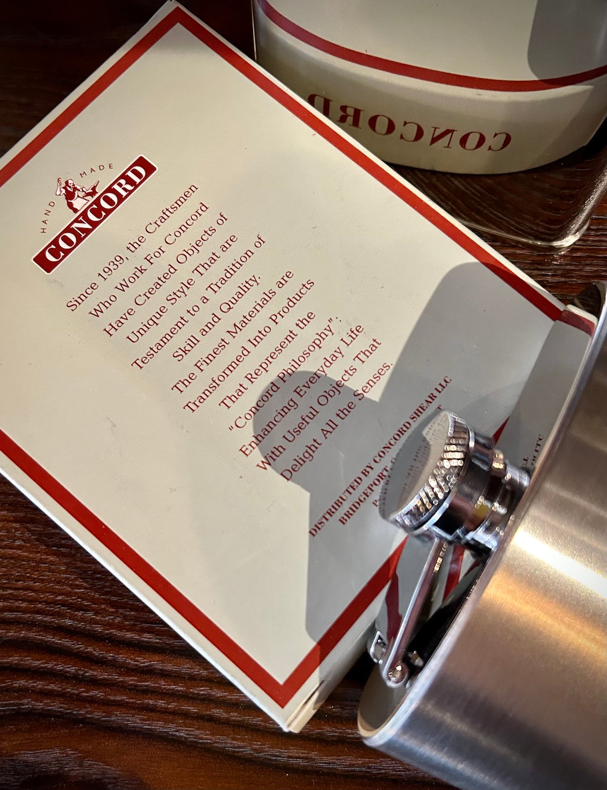 Concord Mirror Polish Flask
