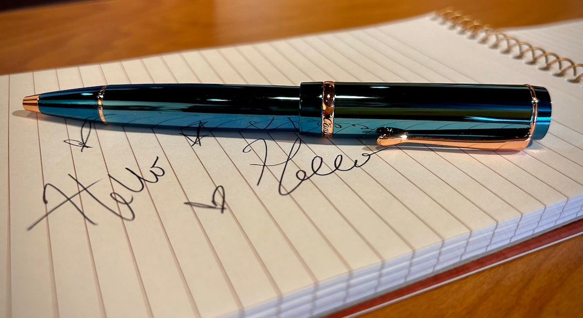 Conklin Duragraph™ Metal Lapis Blue Ballpoint Pen