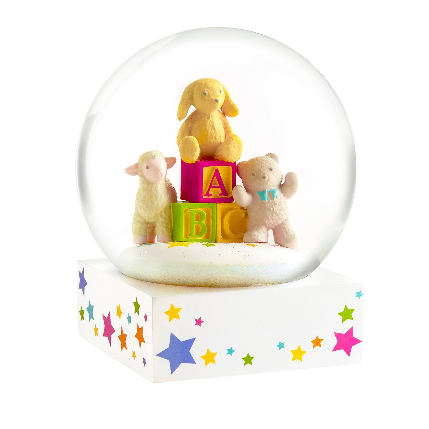 Baby Blocks Snow Globe
