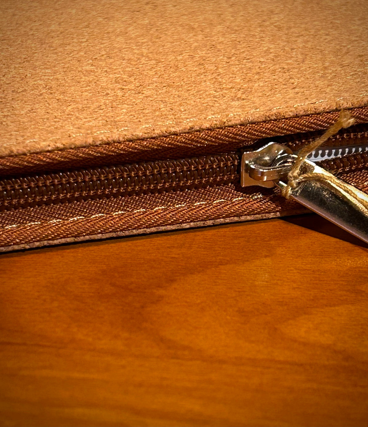 Cork Zipper Padfolio with Notepad